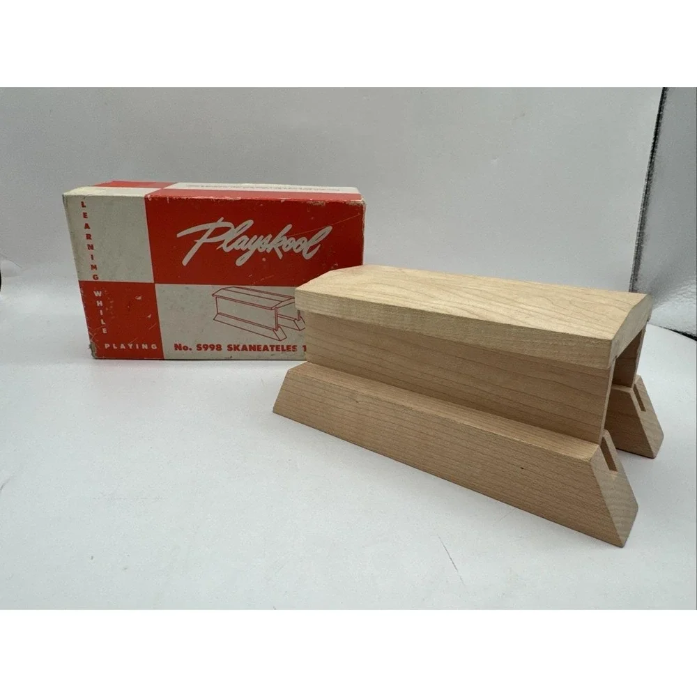 Vintage 1950's-1960's‎ Playskool Skaneateles Wood #S998 Train Tunnel